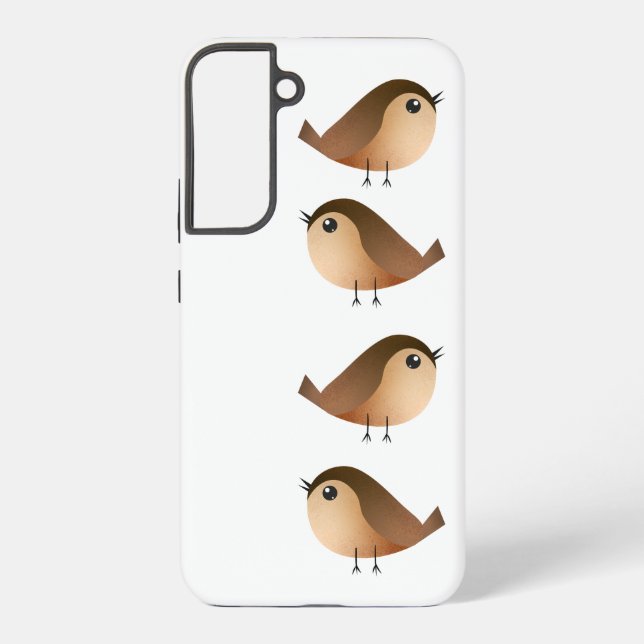 Sparrow Bird Cartoon  Samsung Galaxy S22+ Case (Back)