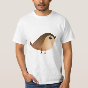 Sparrow Bird Cartoon  T-Shirt