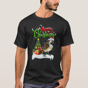 Sparrow Bird Xmas Decorations Santa Sparrow Chris T-Shirt