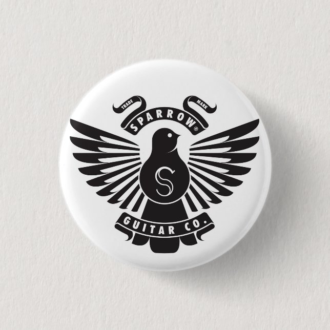 Sparrow Emblem Button (Front)