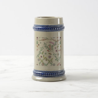 Sparrow Leaf and Nature Beer Stein