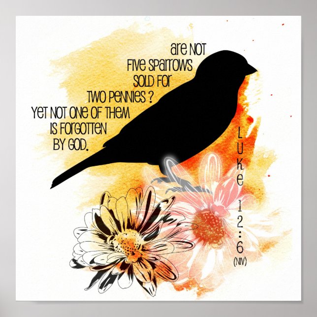 Sparrow Not Forgotten Canvas Print (Front)