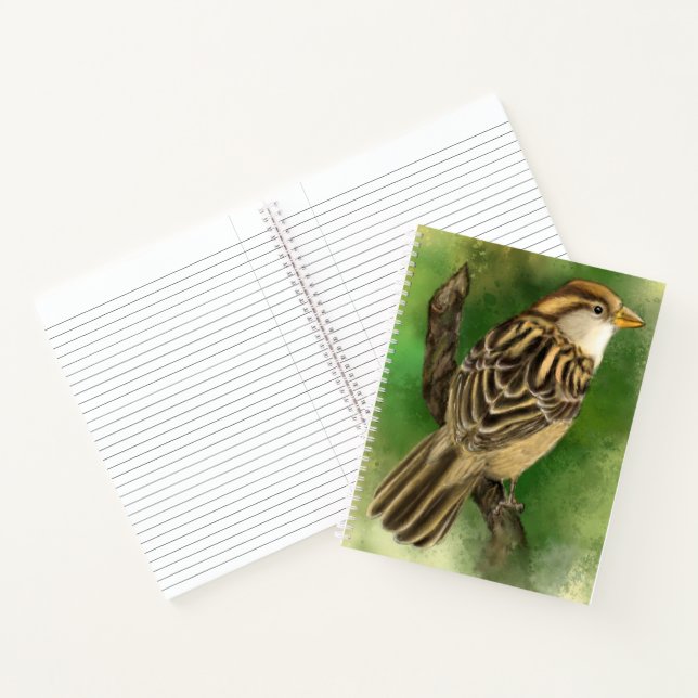 Sparrow Notebook Spring (Inside)
