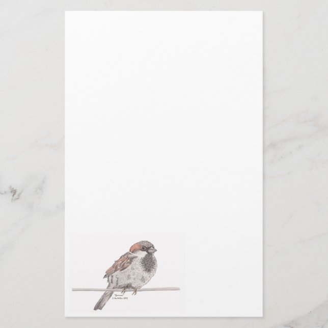 Sparrow Stationery (Front)