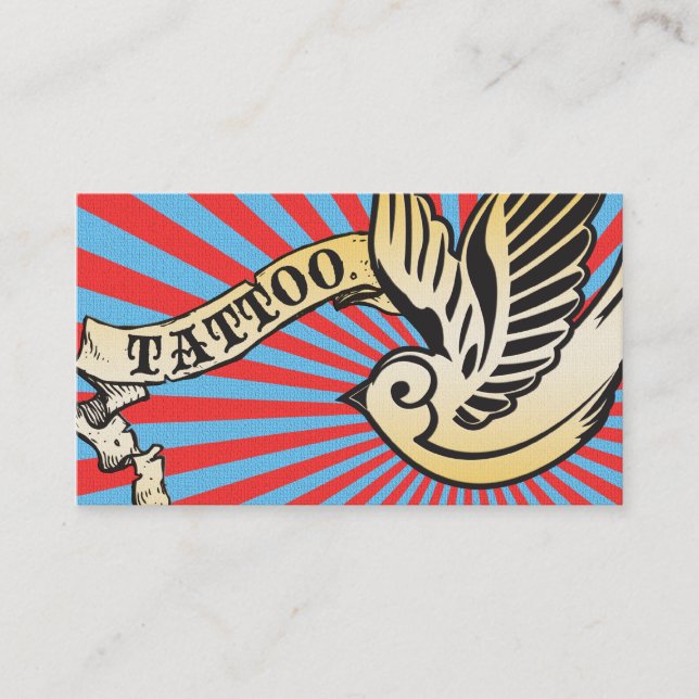 sparrow tattoo loyalty card (Front)