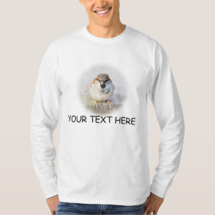 Sparrow - The Warrior And Your Text T-Shirt