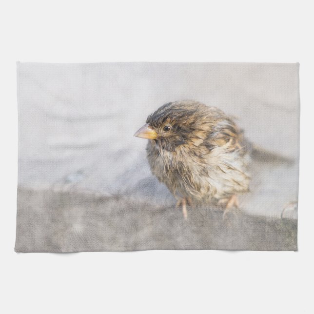Sparrow - Weather Forecast Epic Fail Tea Towel (Horizontal)