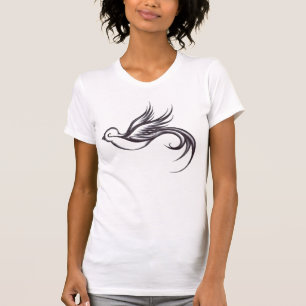 Sparrow worn and tattered vintage style womens tee