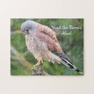 Sparrowhawk Bird Photo Personalised Jigsaw Puzzle