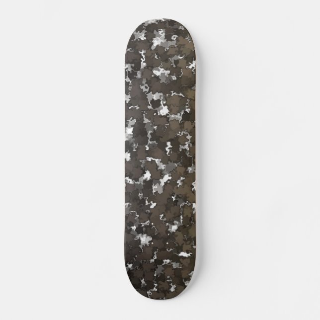 Sparse Leaves Camo Skateboard (Front)