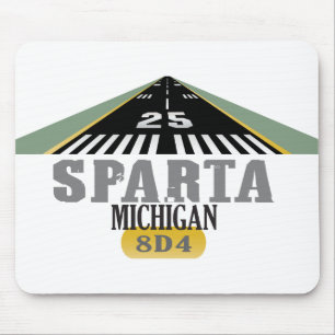 Sparta MI - Airport Runway Mouse Pad