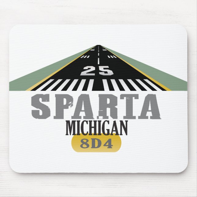 Sparta MI - Airport Runway Mouse Pad (Front)