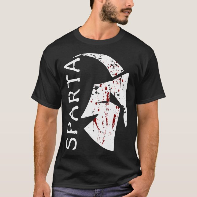 Sparta - Spartan Design white T-Shirt (Front)