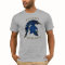 Spartan Battle Trojan Greek Warrior Blue Gold