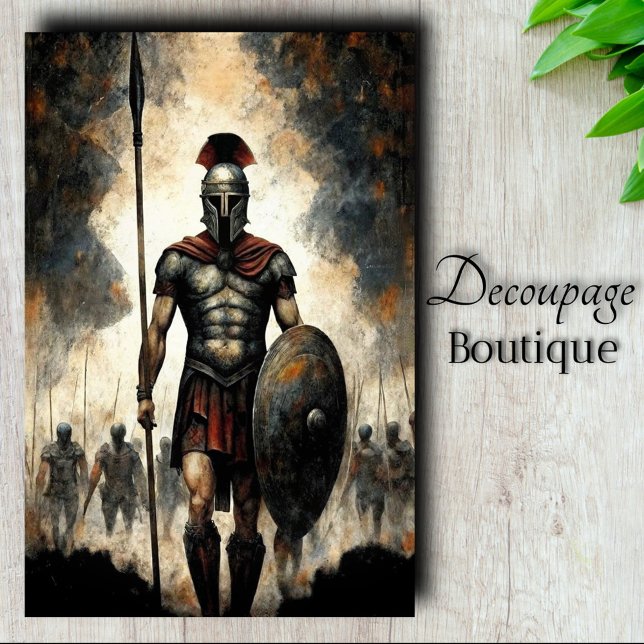 Spartan Decoupage Tissue Paper (Spartan Decoupage Tissue Paper)