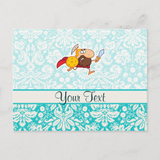 Spartan Gladiator; Cute Postcard