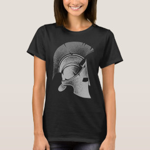 Spartan Greek Helmet  Cute Gladiator Men Women T-Shirt