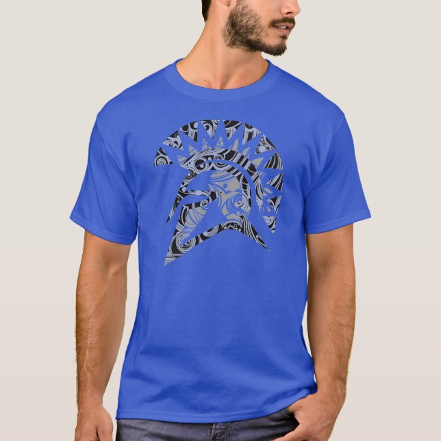 Spartan Head Design T-Shirt (Front)