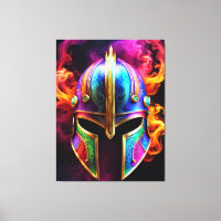 Spartan Helmet Canvas Print