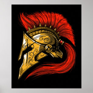 Spartan Helmet Poster