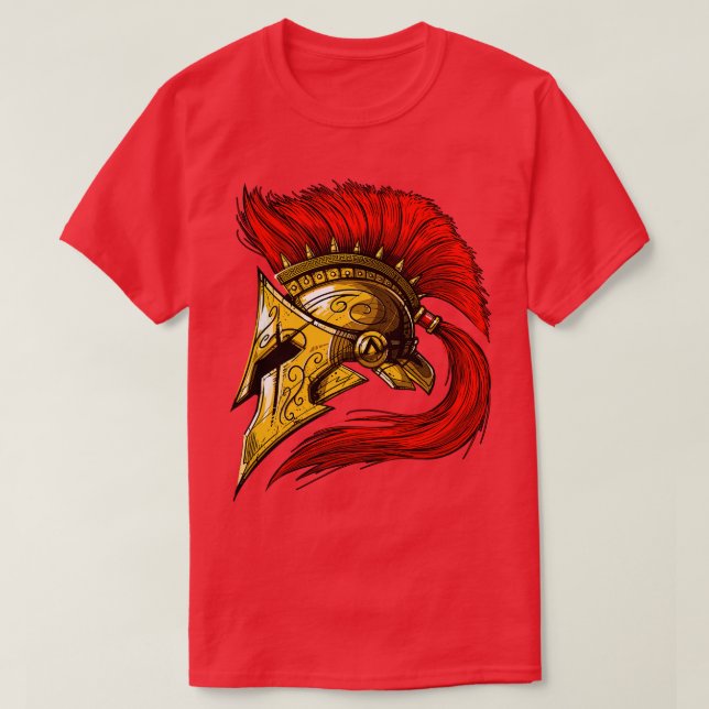 Spartan Helmet T-Shirt (Design Front)