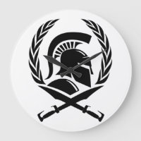Spartan Helmet Wreath and Sword