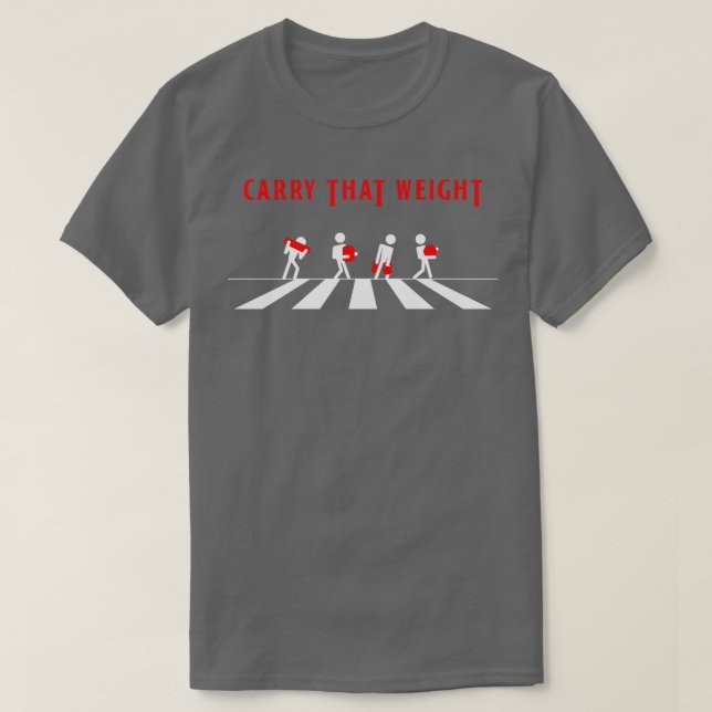Spartan OCR Abbey Road Crossing ry That Weight T-Shirt (Design Front)