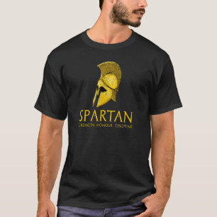 Spartan   Strength Honour Discipline   Motivationa T-Shirt