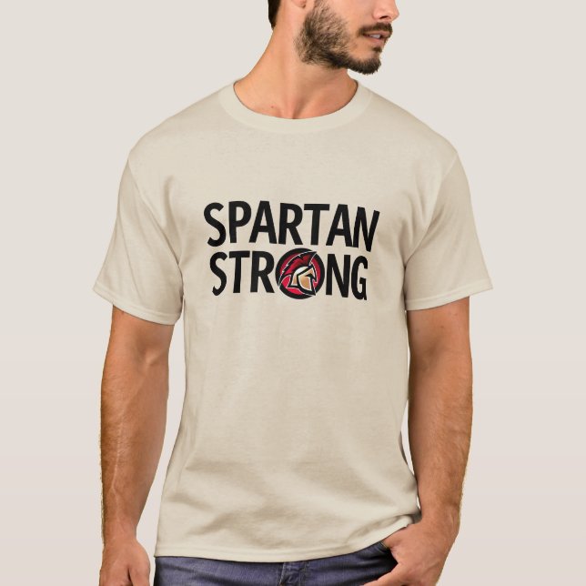 Spartan Strong. Personalised T-Shirt (Front)