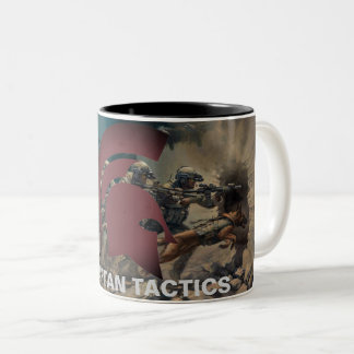 Spartan Tactics mug with art.