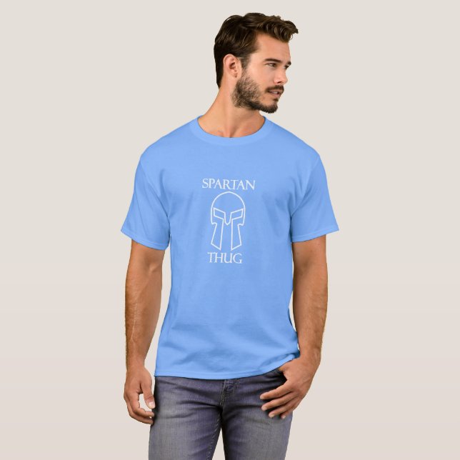 Spartan Thug - Men's Basic Dark T-Shirt (Front Full)