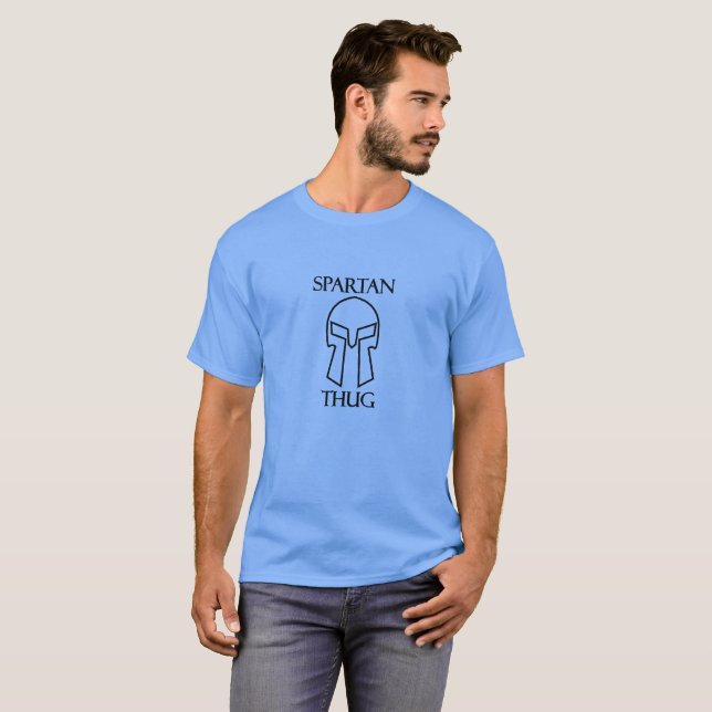 Spartan Thug - Men's Basic Dark T-Shirt (Front Full)
