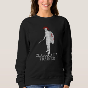 Spartan Warrior Ancient Greek Hoplite History Spar Sweatshirt