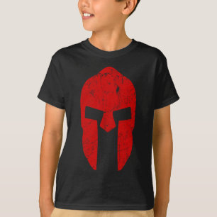 Spartan Warrior Helmet Gym Motivation Sparta Ancie T-Shirt