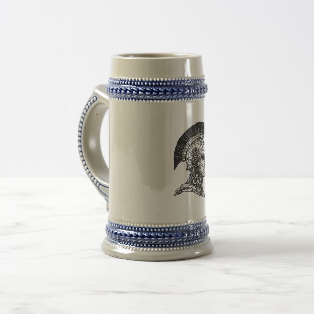 Spartan Warrior III Beer Stein (Front Left)