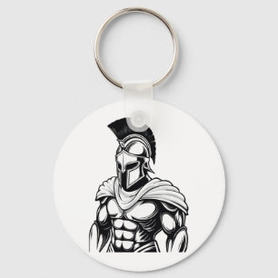 Spartan warrior key ring