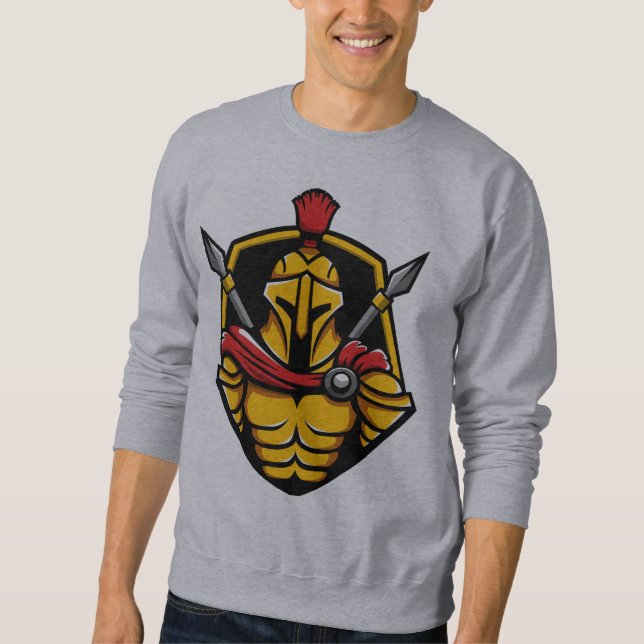 Spartan Warrior Sweatshirt for Men (Front)