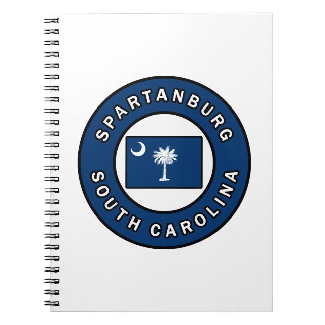 Spartanburg South Carolina Notebook (Front)