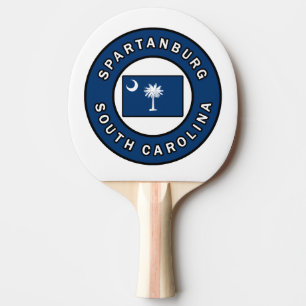 Spartanburg South Carolina Ping Pong Paddle