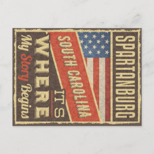 Spartanburg South Carolina Postcard