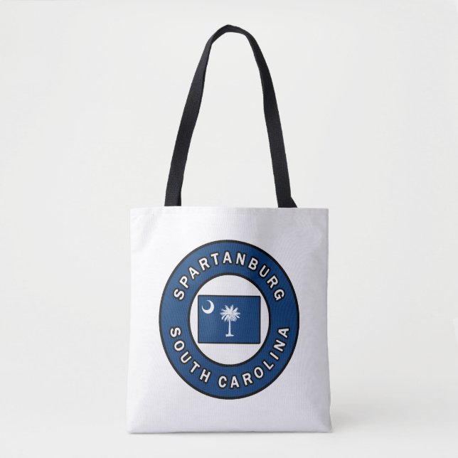 Spartanburg South Carolina Tote Bag (Front)