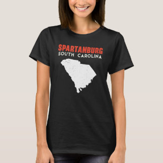 Spartanburg South Carolina USA State America Trave T-Shirt