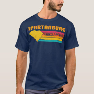Spartanburg South olina Vintage Distressed Souveni T-Shirt