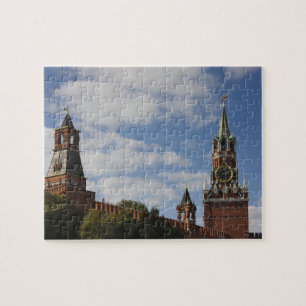 Spasskaya Tower in Red Square, Moscow, Russia Jigsaw Puzzle