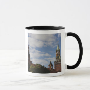 Spasskaya Tower in Red Square, Moscow, Russia Mug