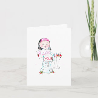 Spa'thday Party Thank You note (no bangs)