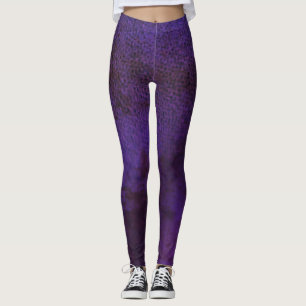 Spattered Blue Purple Black YOGA PANTS Leggings