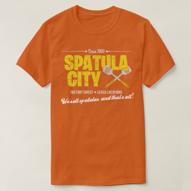 Spatula City distressed T-Shirt (Design Front)