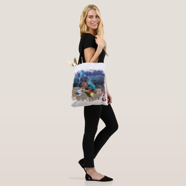 Spatula warder tote bag (On Model)