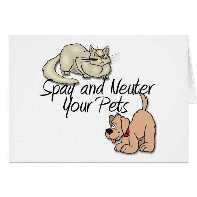 Spay and Neuter Your Pets (Front Horizontal)